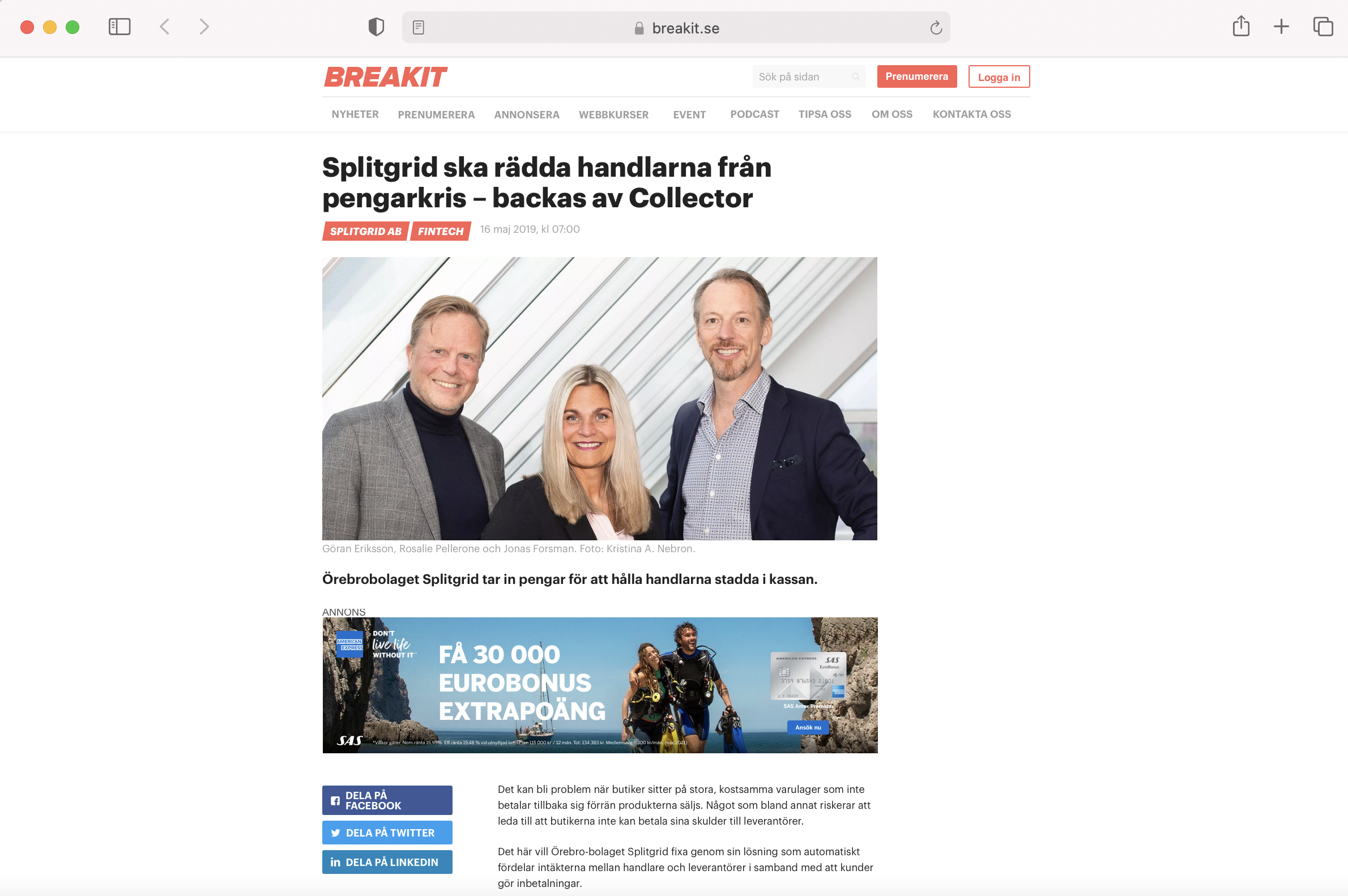 Splitgrid in Breakit